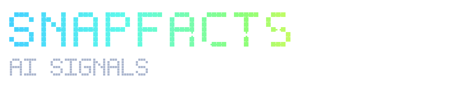 Snapfacts AI Signals